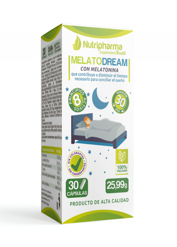 MELATODREAM - Para Conciliar Tu Sueño y Que Tu Descanso Sea Reparador